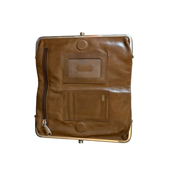 Hobo Brown Leather Lauren Clutch-Wallet - Picture 3 of 9
